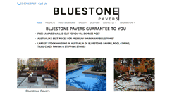 Desktop Screenshot of bluestone-pavers.com.au